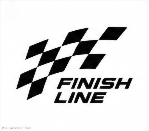 Finish line aufkleber - aufkleber, auto