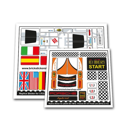 Replacement sticker for set - sticker,