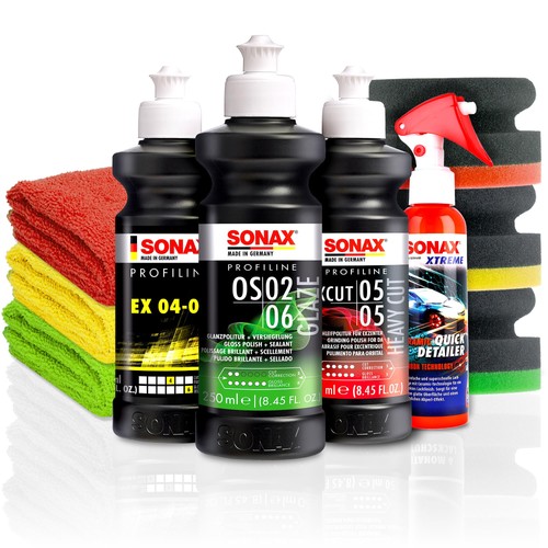 Sonax auto politur set - politur, excut